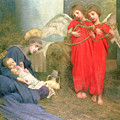 Angels Entertaining the Holy Child by Marianne Stokes Angels Entertaining the Holy Child by Marianne Stokes