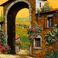 Arco Di Paese Painting by Guido Borelli Arco Di Paese Painting by Guido Borelli