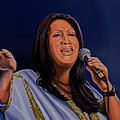 Aretha Franklin Painting Painting by Paul Meijering Aretha Franklin Painting Painting by Paul Meijering