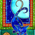 Aries Cat Zodiac Painting by Dora Hathazi Mendes Aries Cat Zodiac Painting by Dora Hathazi Mendes