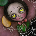 Arlequin Clown Girl Painting by Abril Andrade Arlequin Clown Girl Painting by Abril Andrade