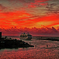 Arriving Port Everglades Photograph by Hanny Heim Arriving Port Everglades Photograph by Hanny Heim