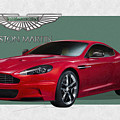 Aston Martin D B S V 12 with 3 D Badge Photograph by Serge Averbukh Aston Martin D B S V 12 with 3 D Badge Photograph by Serge Averbukh