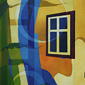 At Amadeo's Window Painting by Alberto DAssumpcao At Amadeo's Window Painting by Alberto DAssumpcao