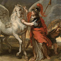Athena and Pegasus Painting by Theodoor van Thulden Athena and Pegasus Painting by Theodoor van Thulden