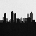 Atlanta Cityscape Art by Inspirowl Design Atlanta Cityscape Art by Inspirowl Design