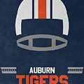 Auburn Tigers Vintage Football Art by Joe Hamilton Auburn Tigers Vintage Football Art by Joe Hamilton