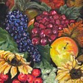 Autumn Bounty Pastel by Barbara O'Toole Autumn Bounty Pastel by Barbara O'Toole