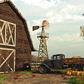 Autumn Farm Scene by Jayne Wilson