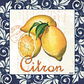 Azure Lemon 2 Painting by Debbie DeWitt Azure Lemon 2 Painting by Debbie DeWitt