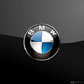 B M W 3 D Badge on Black Photograph by Serge Averbukh B M W 3 D Badge on Black Photograph by Serge Averbukh