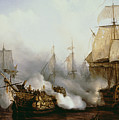 Battle of Trafalgar Painting by Louis Philippe Crepin Battle of Trafalgar Painting by Louis Philippe Crepin