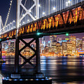 Bay Bridge and San Francisco By Night 11 Photograph by Jason Chu Bay Bridge and San Francisco By Night 11 Photograph by Jason Chu