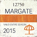 Beach Badge Margate by Debbie DeWitt Beach Badge Margate by Debbie DeWitt