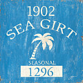 Beach Badge Sea Girt Painting by Debbie DeWitt Beach Badge Sea Girt Painting by Debbie DeWitt