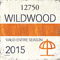 Beach Badge Wildwood by Debbie DeWitt Beach Badge Wildwood by Debbie DeWitt