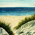 Beach Sand Dunes Acrylic Painting by Derek Mccrea Beach Sand Dunes Acrylic Painting by Derek Mccrea