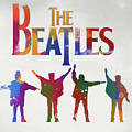 Beatles Watercolor Poster by Dan Sproul Beatles Watercolor Poster by Dan Sproul