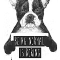 Being normal is boring Drawing by Balazs Solti Being normal is boring Drawing by Balazs Solti
