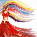 Belly Dancer 2 Painting by Julie Lueders Belly Dancer 2 Painting by Julie Lueders