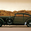 Bentley Blue Train 1930 Painting by Paul Meijering Bentley Blue Train 1930 Painting by Paul Meijering