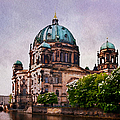Berlin Cathedral Faux Watercolor Photograph by Endre Balogh Berlin Cathedral Faux Watercolor Photograph by Endre Balogh