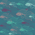 Beta Fish Animals Pattern Digital Art by Mark Ashkenazi Beta Fish Animals Pattern Digital Art by Mark Ashkenazi