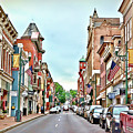 Beverley Historic District - Staunton Virginia - Art of the Small Town Photograph by Kerri Farley Beverley Historic District - Staunton Virginia - Art of the Small Town Photograph by Kerri Farley