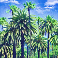 Beverly Hills Palms Mixed Media by Alicia Hollinger Beverly Hills Palms Mixed Media by Alicia Hollinger
