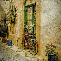 Rhodes, Greece - Bicycle Planter by Mark Forte Rhodes, Greece - Bicycle Planter by Mark Forte