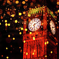 Big Ben Aglow Digital Art by Digital Art Cafe Big Ben Aglow Digital Art by Digital Art Cafe