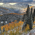 Big Cottonwood Canyon Early Snow and Fall Color Photograph by Brett Pelletier Big Cottonwood Canyon Early Snow and Fall Color Photograph by Brett Pelletier