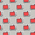 Binge Watching- Art by Linda Woods Digital Art by Linda Woods Binge Watching- Art by Linda Woods Digital Art by Linda Woods