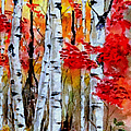 Birch Trees in Fall Digital Art by Rafael Salazar Birch Trees in Fall Digital Art by Rafael Salazar
