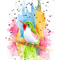 Bird 72 Painting by Lucie Dumas Bird 72 Painting by Lucie Dumas