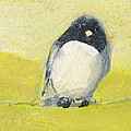 Birds on a Wire Painting by Jennifer Lommers