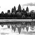 Black Angkor Wat Cambodia Photograph by Chuck Kuhn Black Angkor Wat Cambodia Photograph by Chuck Kuhn