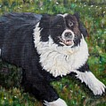 Blackie Painting by Marilyn McNish Blackie Painting by Marilyn McNish