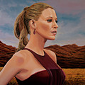 Blake Lively Painting by Paul Meijering Blake Lively Painting by Paul Meijering
