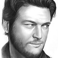 Blake Shelton Drawing by Greg Joens Blake Shelton Drawing by Greg Joens