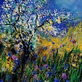 Blooming appletree Painting by Pol Ledent Blooming appletree Painting by Pol Ledent