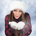 Blowing Snow In Winter by Amanda Elwell Blowing Snow In Winter by Amanda Elwell