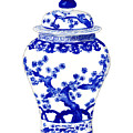 Blue and White Ginger Jar Chinoiserie 10 Painting by Laura Row Blue and White Ginger Jar Chinoiserie 10 Painting by Laura Row