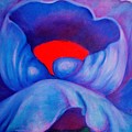 Blue Bloom Painting by Jordana Sands Blue Bloom Painting by Jordana Sands