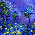 Blue flowers 567160 Painting by Pol Ledent Blue flowers 567160 Painting by Pol Ledent