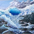 Blue Storm Painting by Esperanza Creeger Blue Storm Painting by Esperanza Creeger