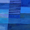 Blue Stripes 7 Painting by Jane Davies Blue Stripes 7 Painting by Jane Davies