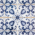 Blue Tile of Portugal Painting by David Letts Blue Tile of Portugal Painting by David Letts