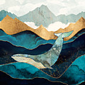 Blue Whale Digital Art by Spacefrog Designs Blue Whale Digital Art by Spacefrog Designs