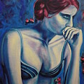 Blue Woman Thinking by Ericka Herazo Blue Woman Thinking by Ericka Herazo